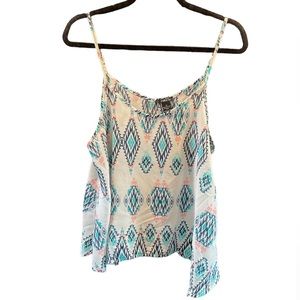 Aztec Southwest print Sheer Tank size XL